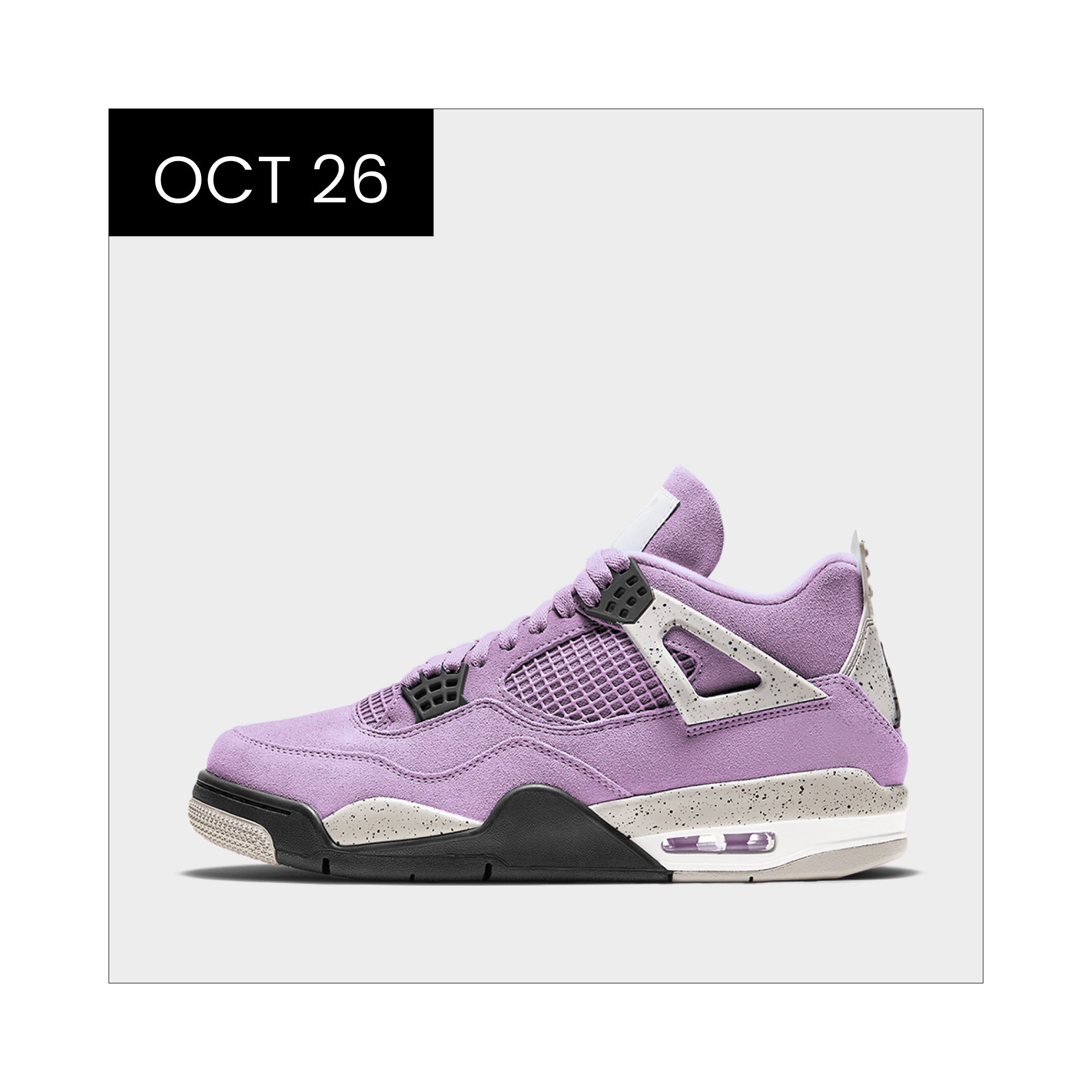 W Jordan 4 'Orchid'