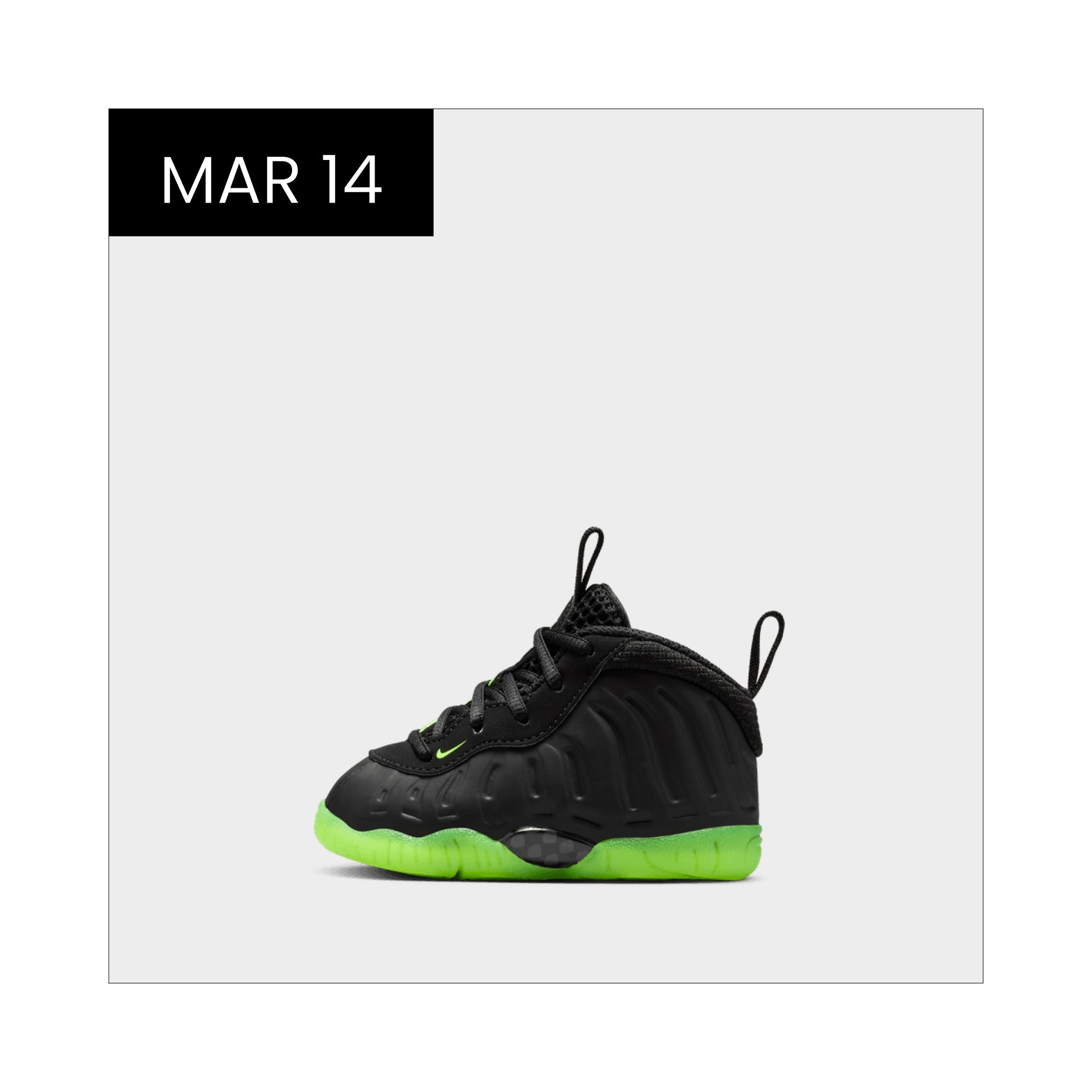 Air Foamposite One 'Black/ Volt'