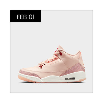 W Jordan 3 'Valentines Day'