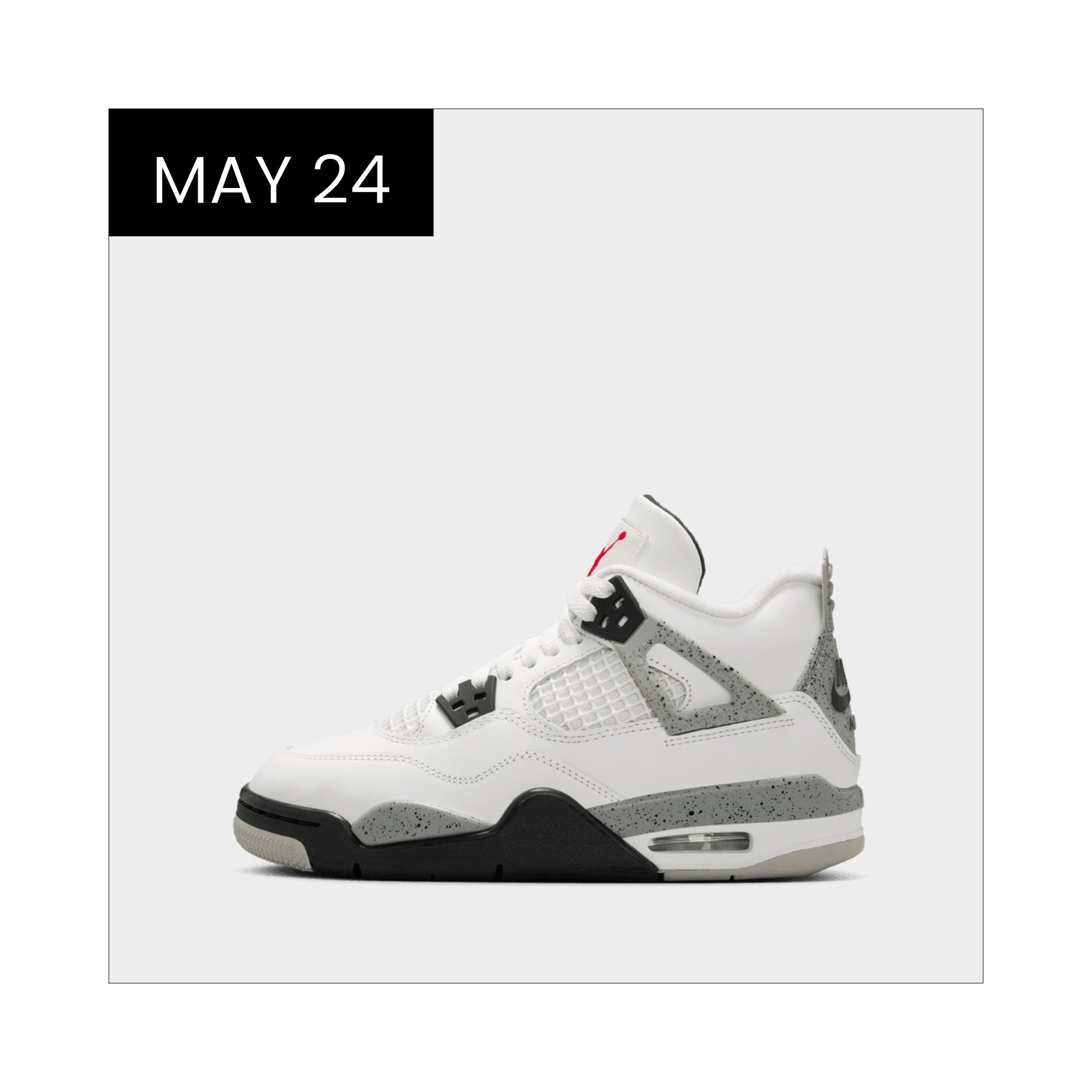 GS Jordan 4 'White Cement 2025'