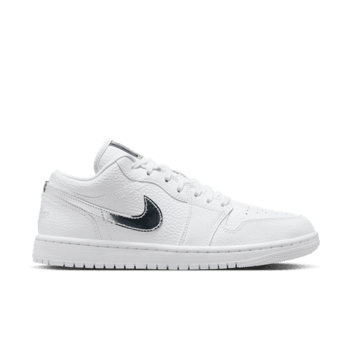 W Air Jordan 1 Low SE 'White Metallic Silver'
