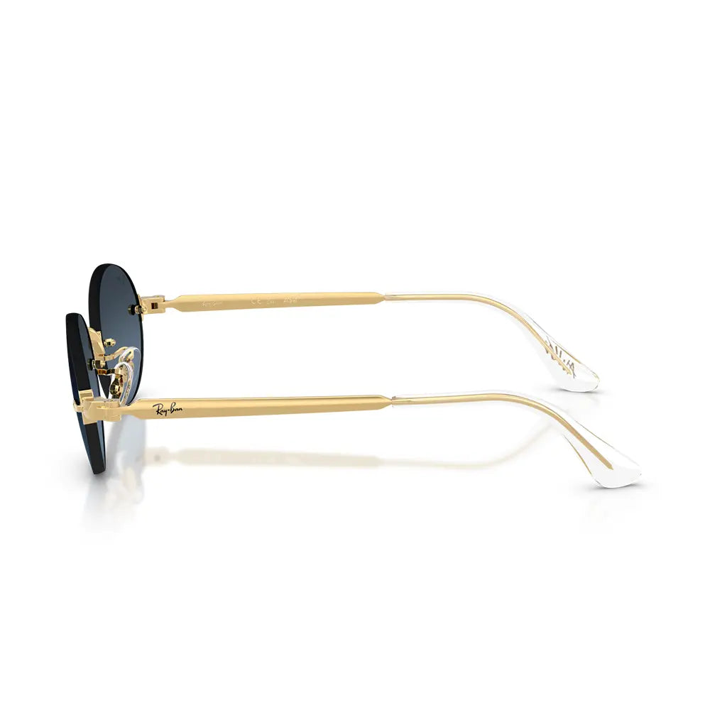 A$AP Rocky x Ray-Ban Rimless Round 'Arista Blue Gradient Dark Grey'