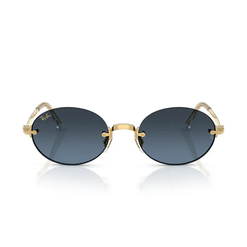 A$AP Rocky x Ray-Ban Rimless Round 'Arista Blue Gradient Dark Grey'
