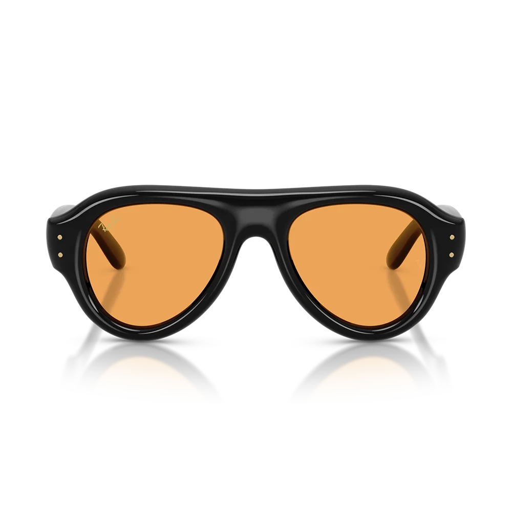 A$AP Rocky x Ray-Ban Aviator Puffer 'Polished Black Orange'