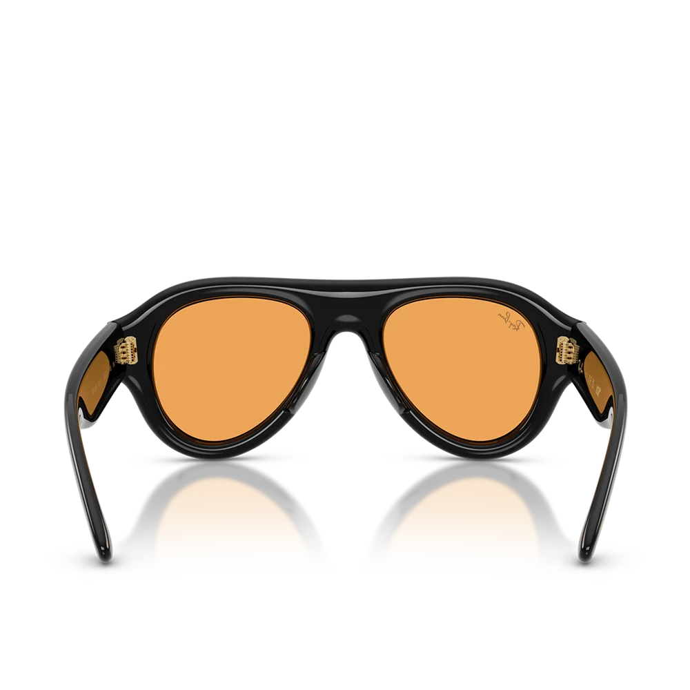 A$AP Rocky x Ray-Ban Aviator Puffer 'Polished Black Orange'