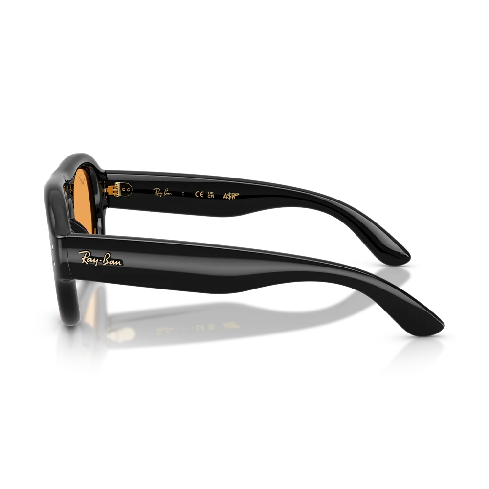 A$AP Rocky x Ray-Ban Aviator Puffer 'Polished Black Orange'