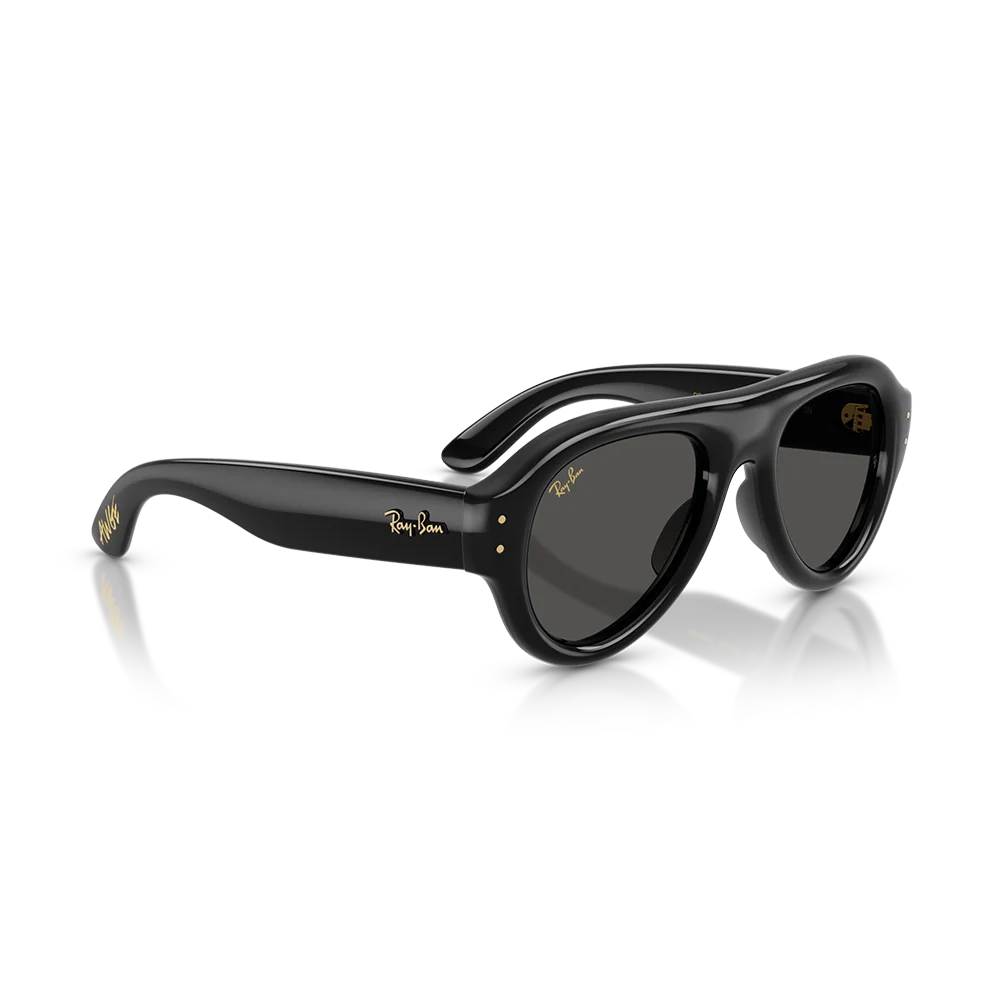 A$AP Rocky x Ray-Ban Aviator Puffer 'Polished Black Ultra Black'