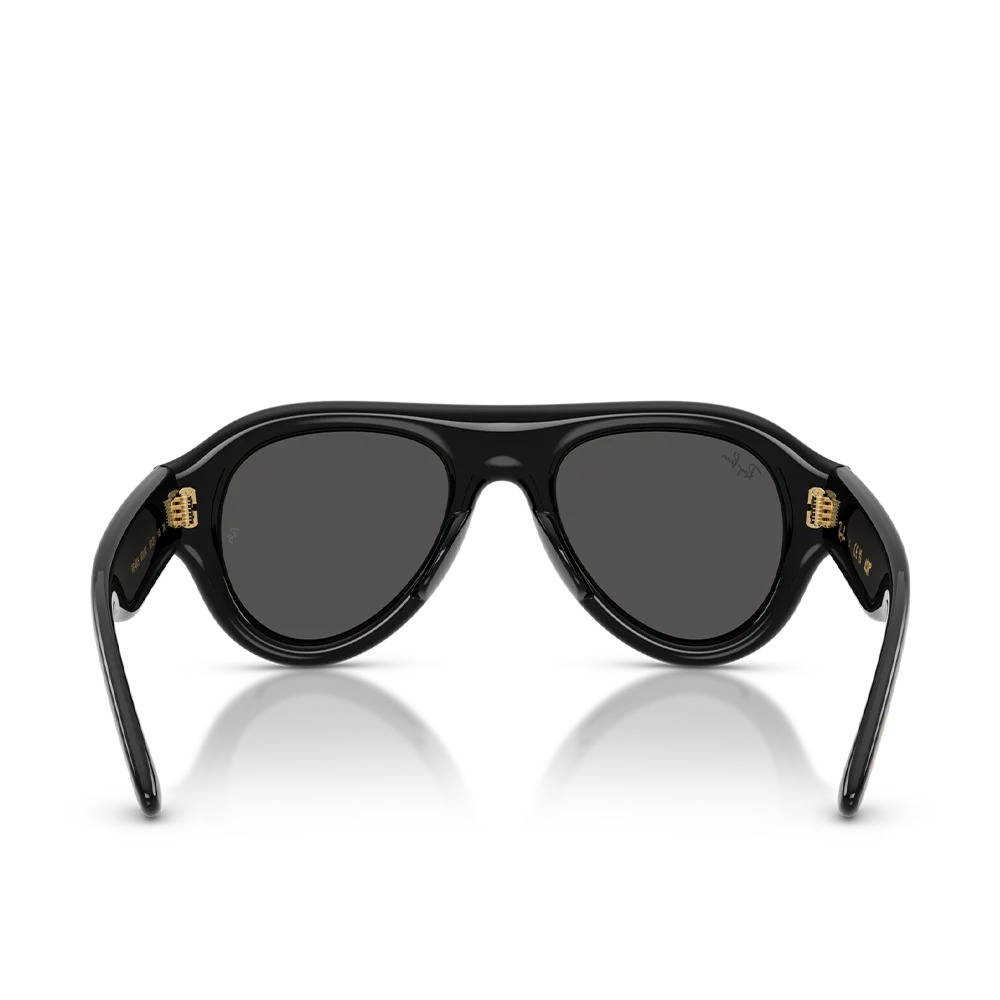 A$AP Rocky x Ray-Ban Aviator Puffer 'Polished Black Ultra Black'