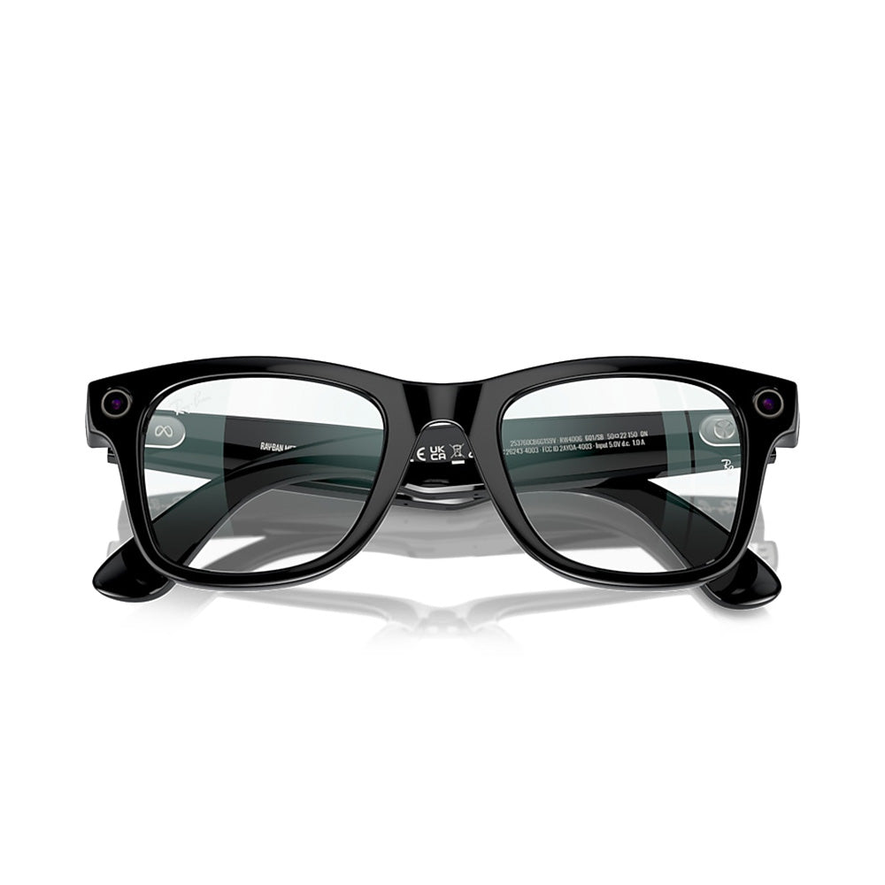 Meta Wayfarer 'Shiny Black'