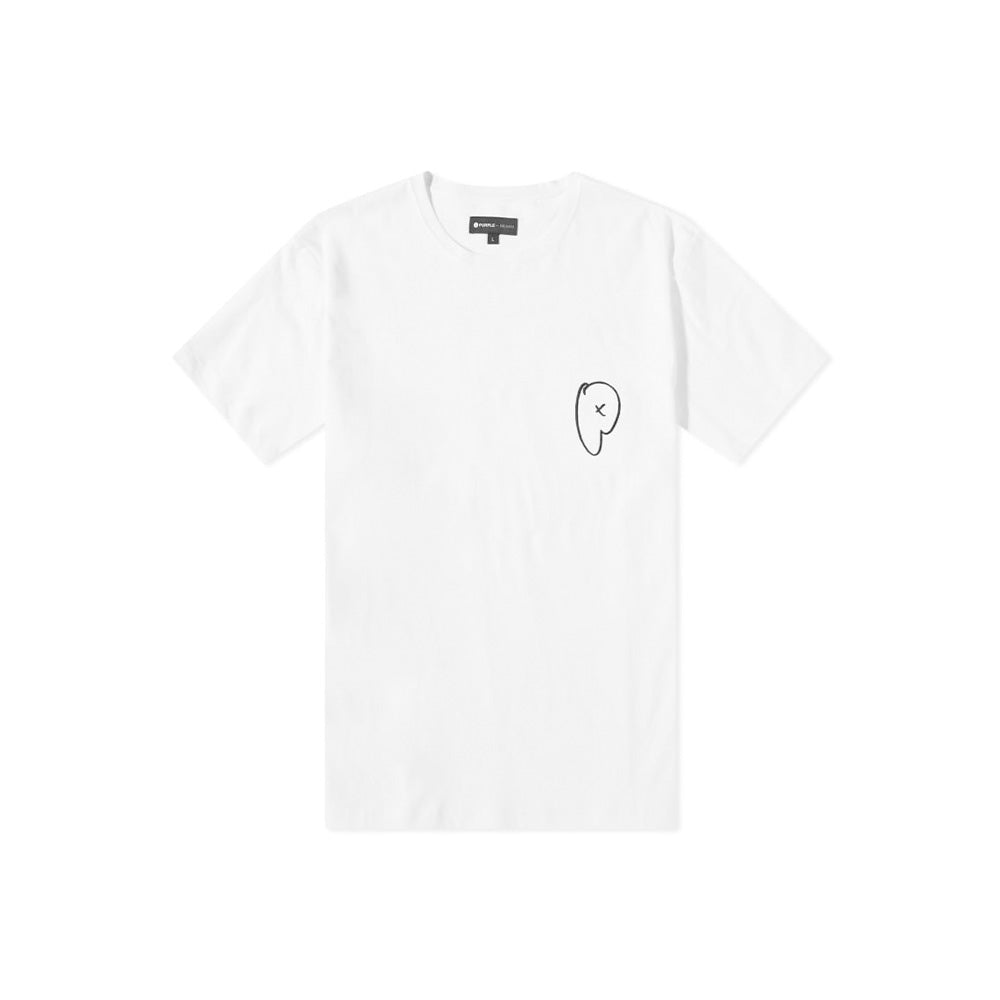 Textured Inside Out Tee 'White'