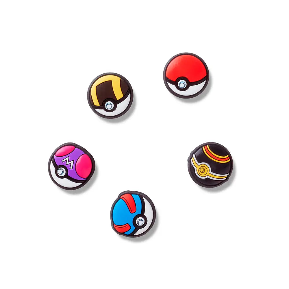 Pokémon Poke Ball 5 Pack Jibbitz