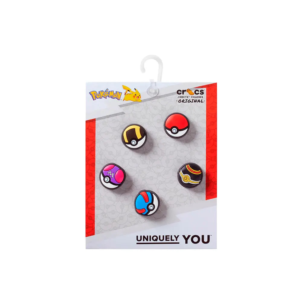 Pokémon Poke Ball 5 Pack Jibbitz