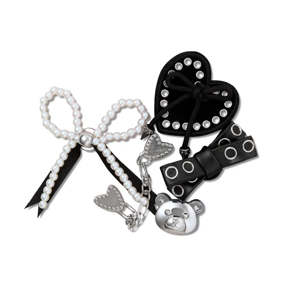 Indie Luxe Silver 5 Pack Jibbitz