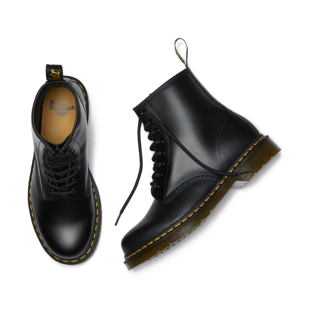 Dr. Martens 1460 8-Eye Boots - Smooth Black Leather | Ready To Dr. Martens 1460 8-Eye Boots - Smooth Black Leather | Ready To