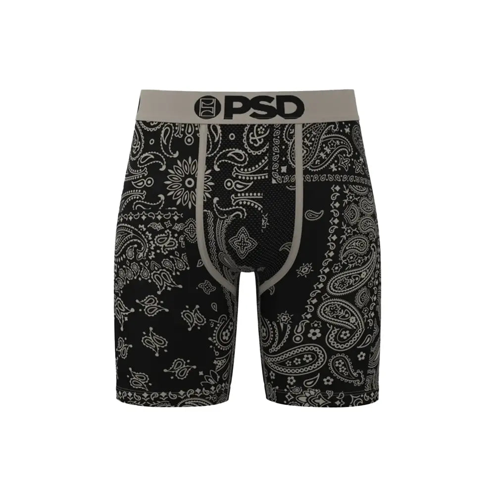 Khaki Paisley Boxer Briefs