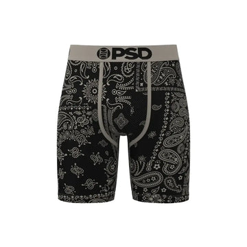 Khaki Paisley Boxer Briefs
