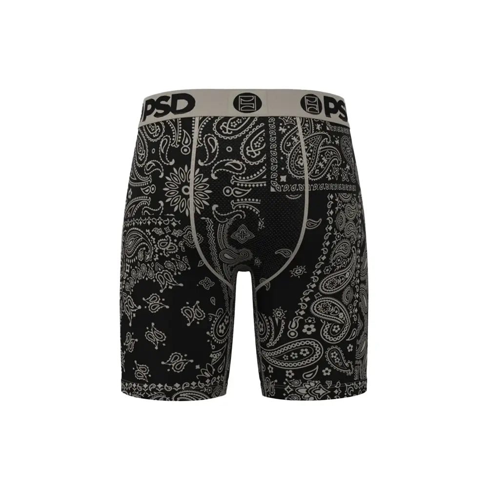Khaki Paisley Boxer Briefs