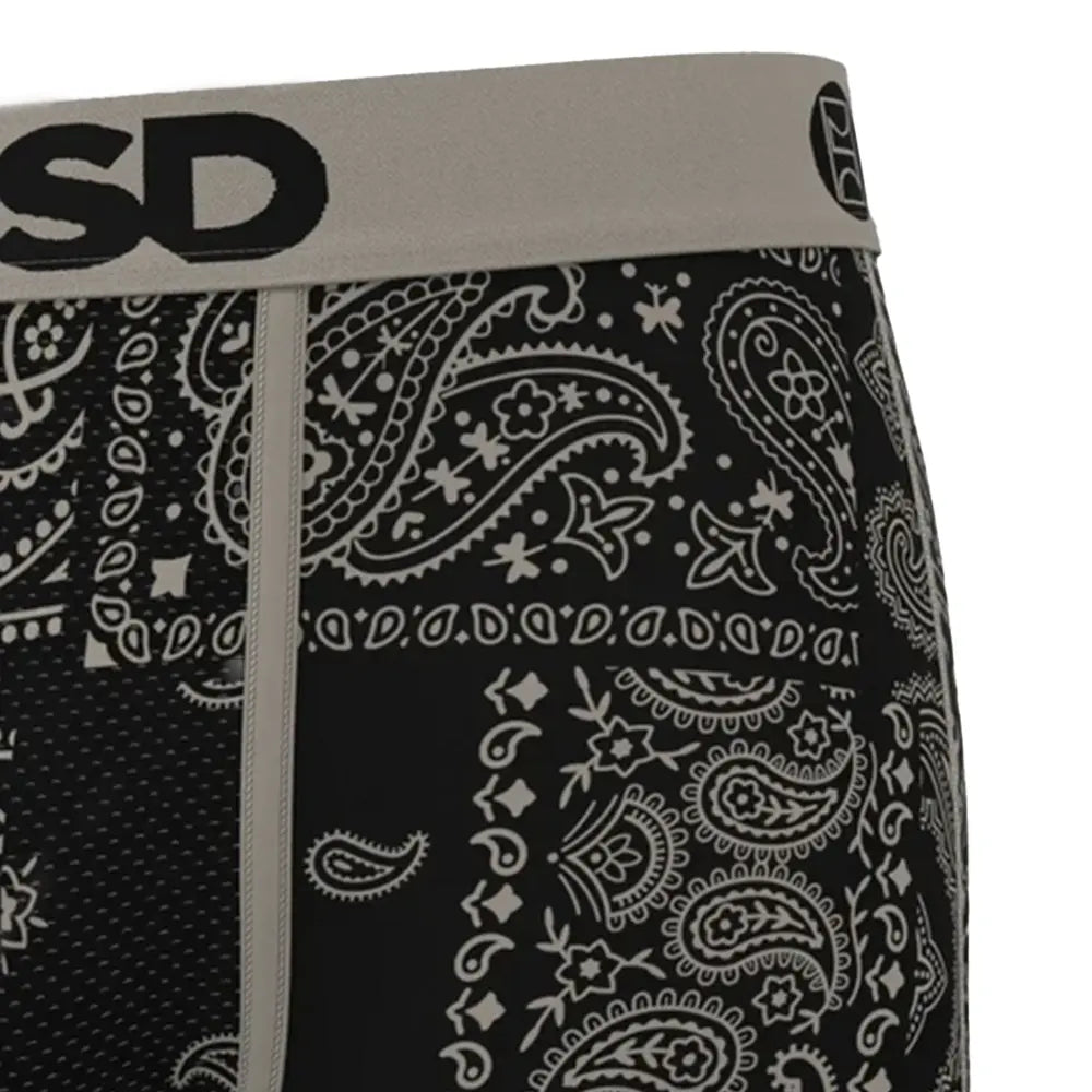 Khaki Paisley Boxer Briefs