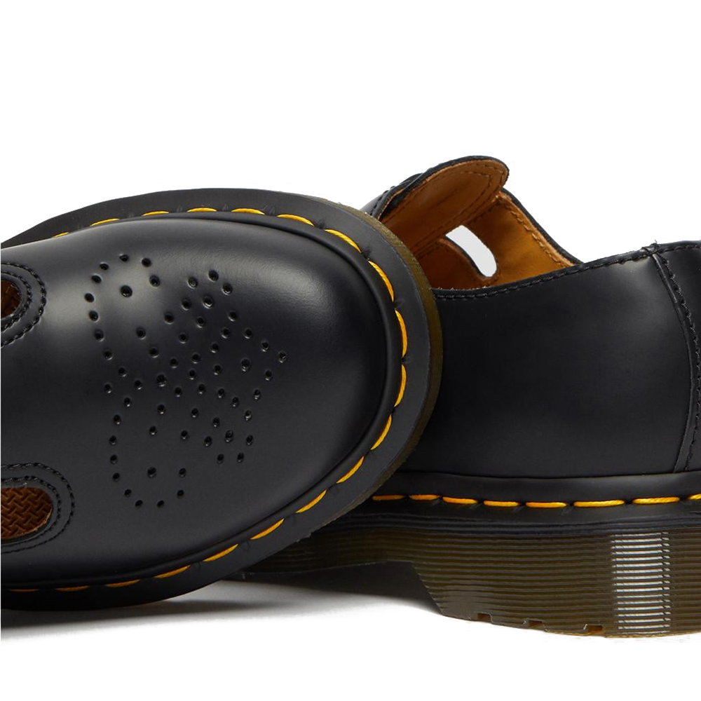 W 8065 Smooth Leather Mary Jane Shoes 'Black'