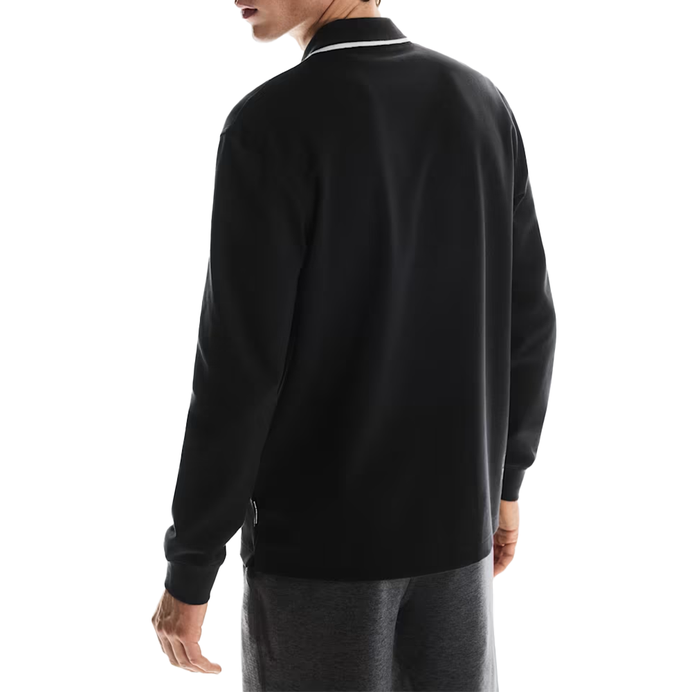 Courtside Long-T Polo 'Black'