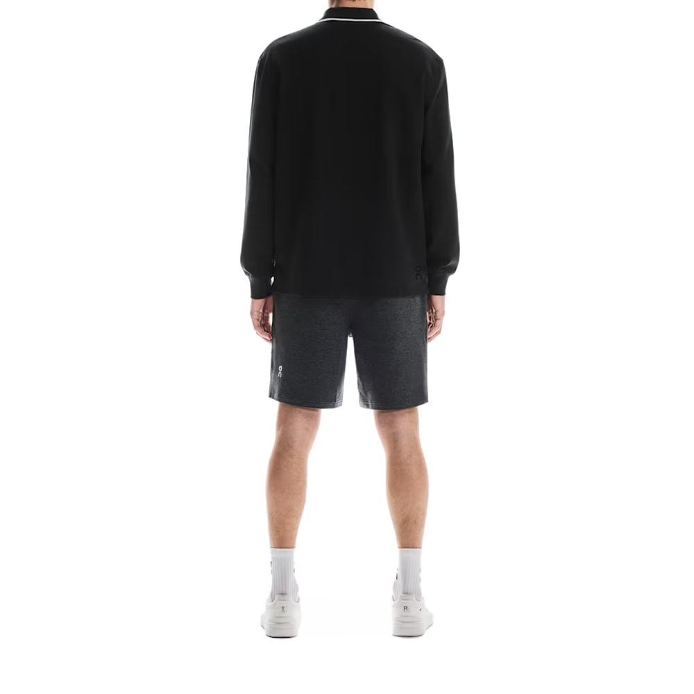 Courtside Long-T Polo 'Black'