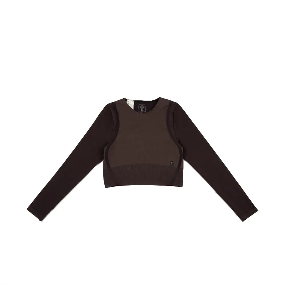 Studio Knit Long-T Crop 'Pebble Black'