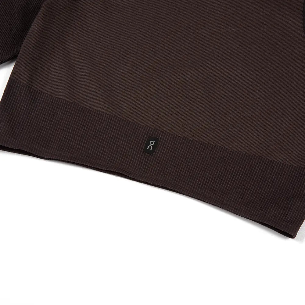 Studio Knit Long-T Crop 'Pebble Black'