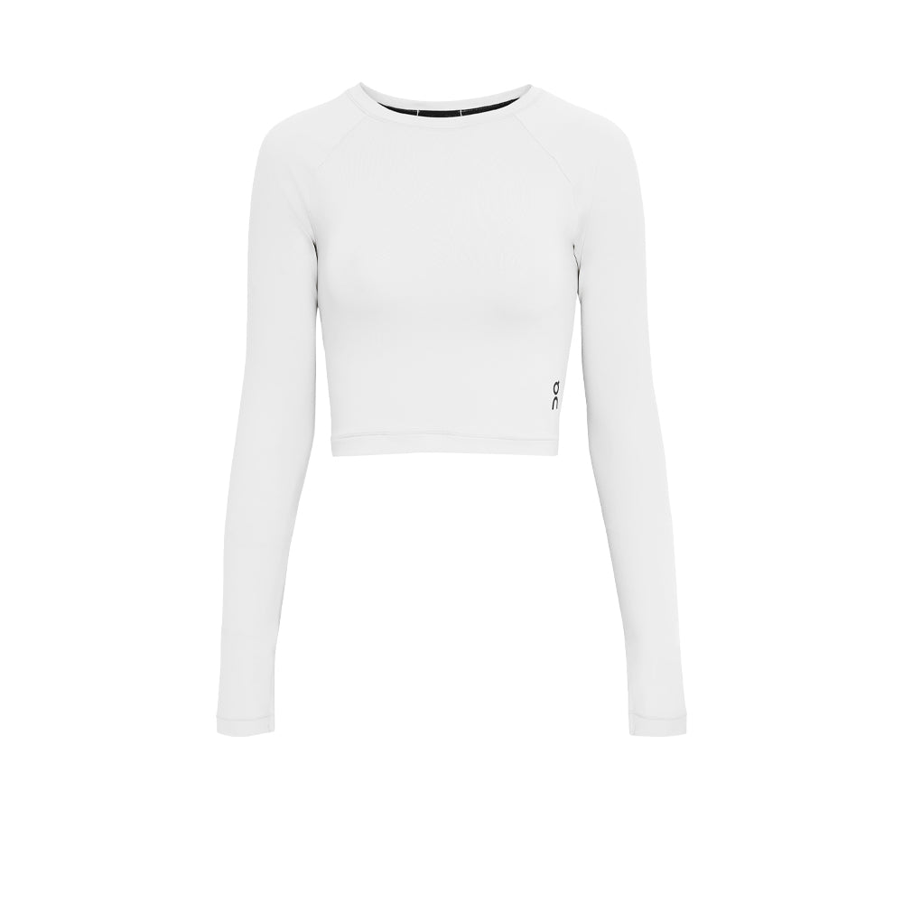 W ON Studio Long Tee Crop 'White'