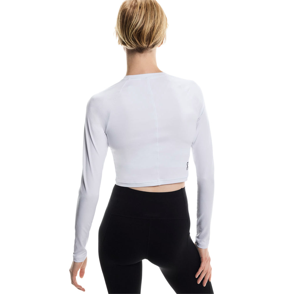 W ON Studio Long Tee Crop 'White'