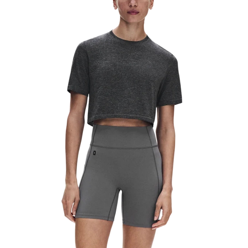 W Train Flex-T Crop 'Ember Heather'