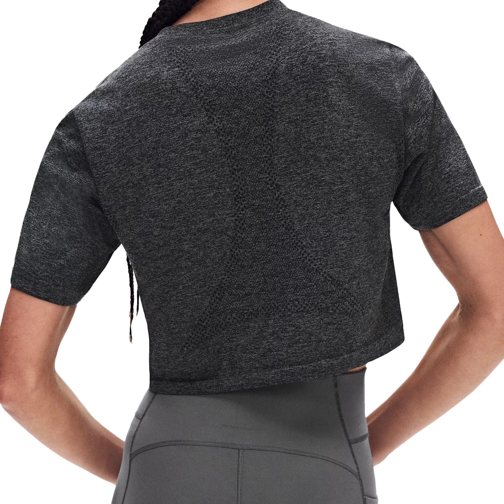 W Train Flex-T Crop 'Ember Heather'