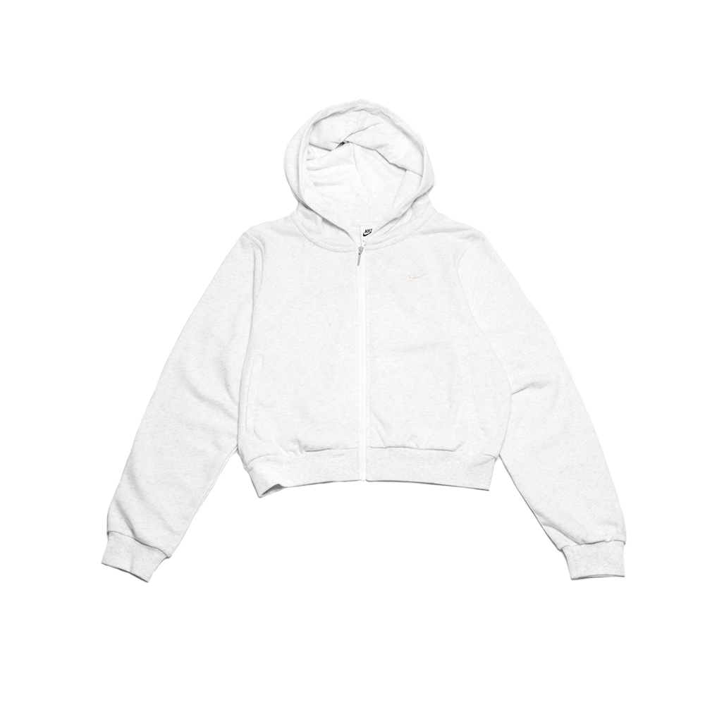 W NSW Chill Terry Loose FZ French Hoodie 'Birch Heather'