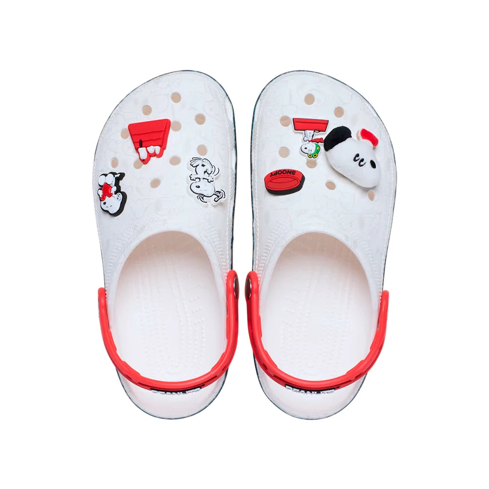 Kids Peanuts Classic Clog 'White Red'