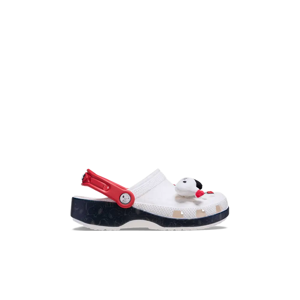 Toddler Peanuts Classic Clog 'White Red'