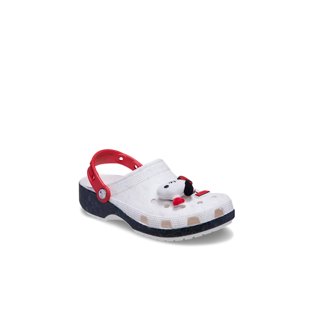 Toddler Peanuts Classic Clog 'White Red'