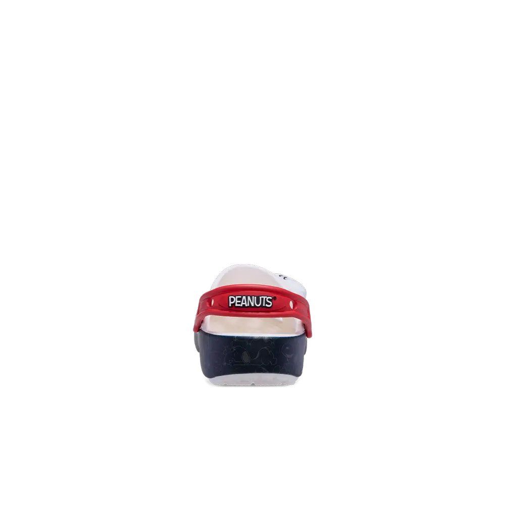 Toddler Peanuts Classic Clog 'White Red'