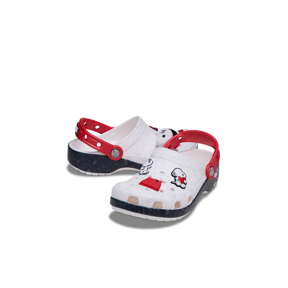 Toddler Peanuts Classic Clog 'White Red'