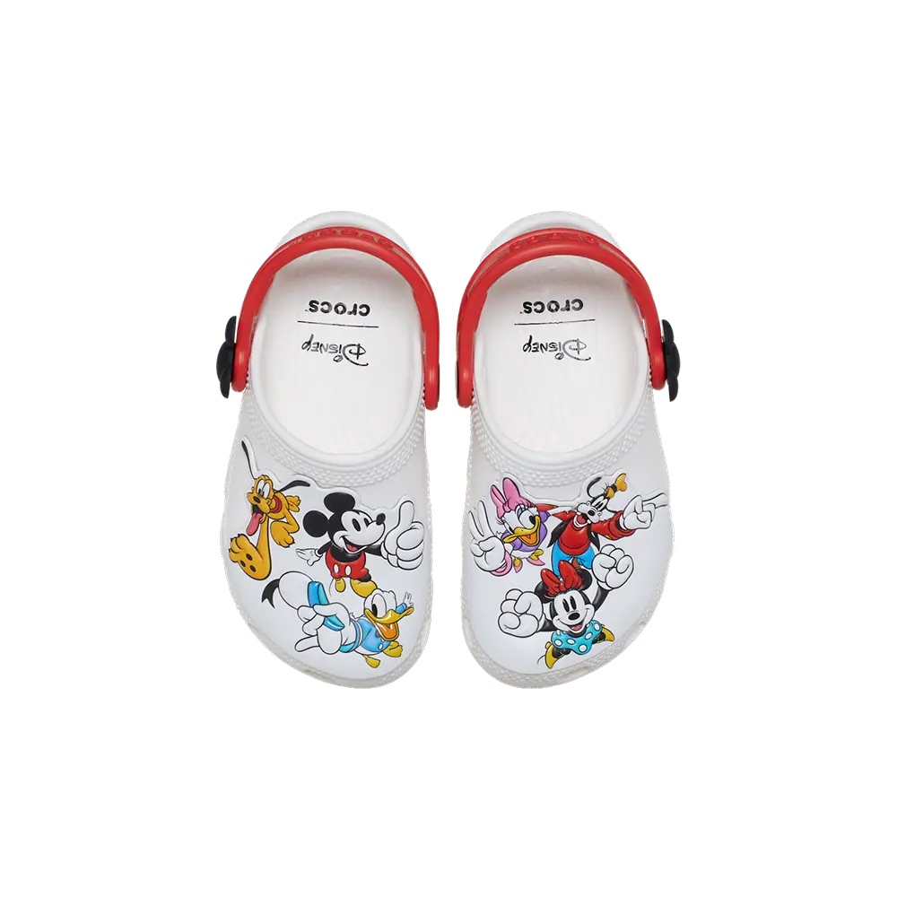 Toddler Mickey and Friends Classic Clog 'White Red'