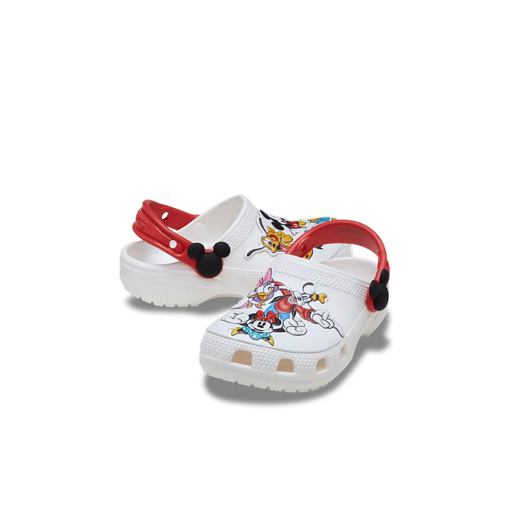 Toddler Mickey and Friends Classic Clog 'White Red'
