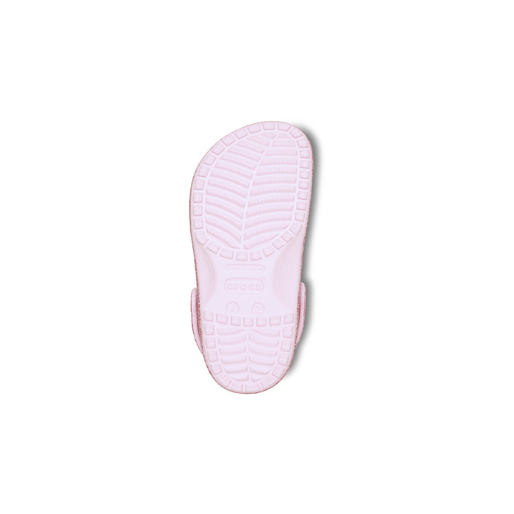Classic Chunky Glitter Clog TD 'Pink Milk'