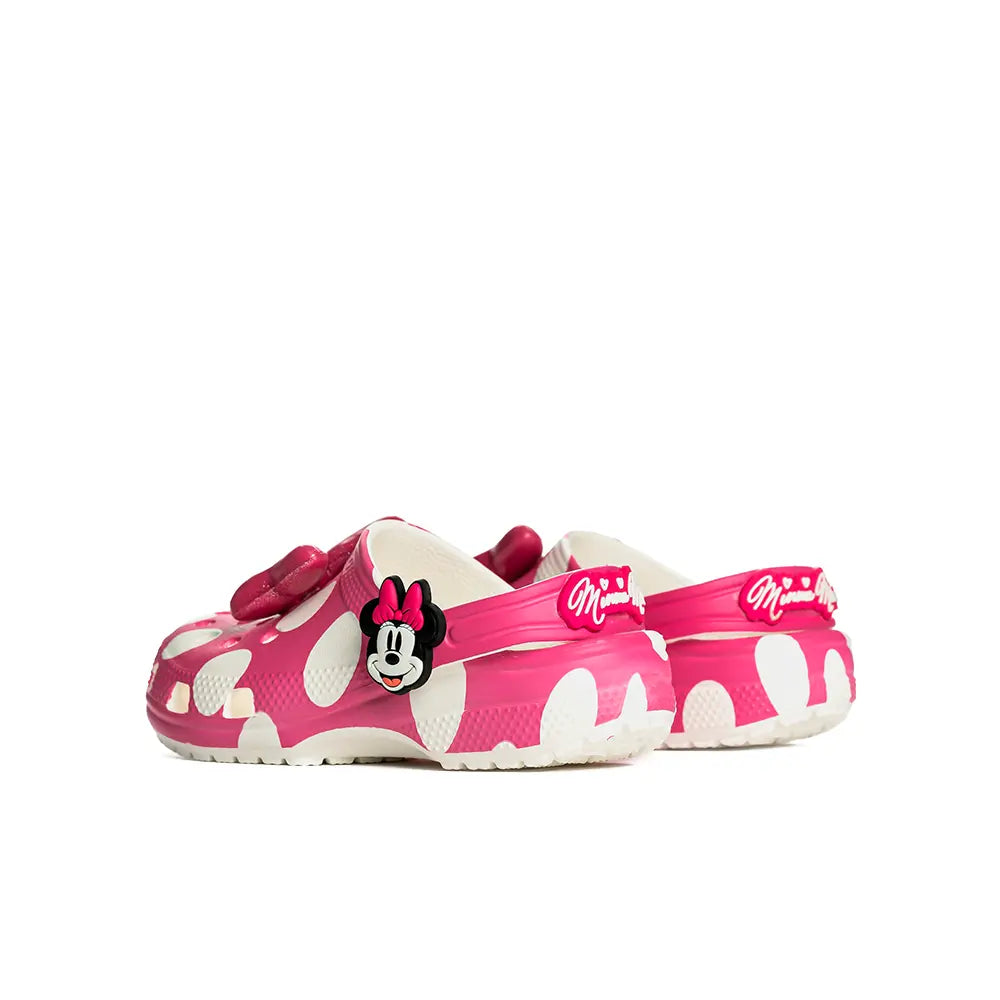 Kids Minnie Mouse Classic Clog 'Pink White'
