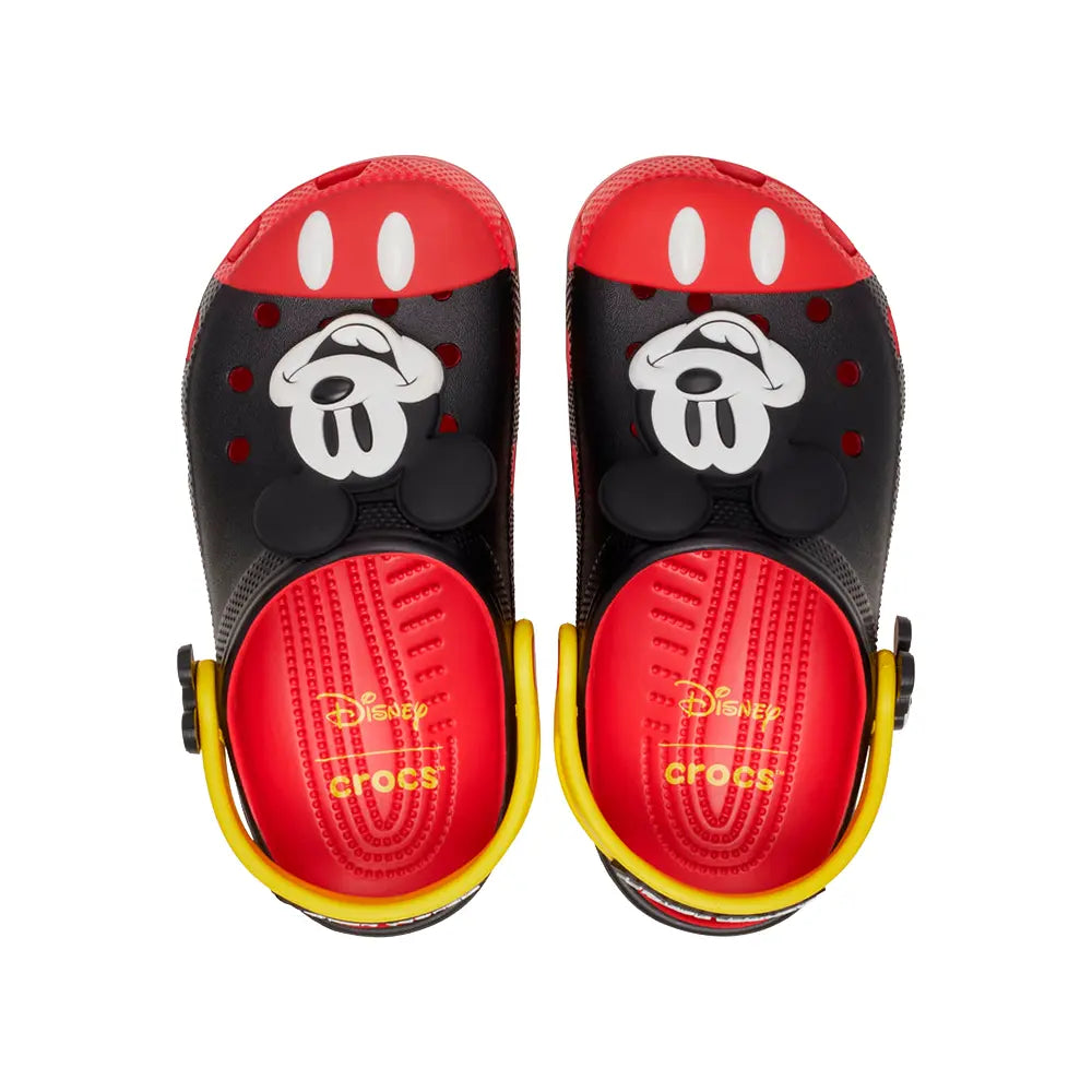 Kids Mickey Mouse Classic Clog 'Black Red'