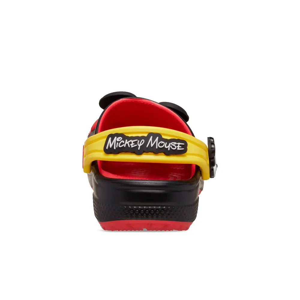 Kids Mickey Mouse Classic Clog 'Black Red'