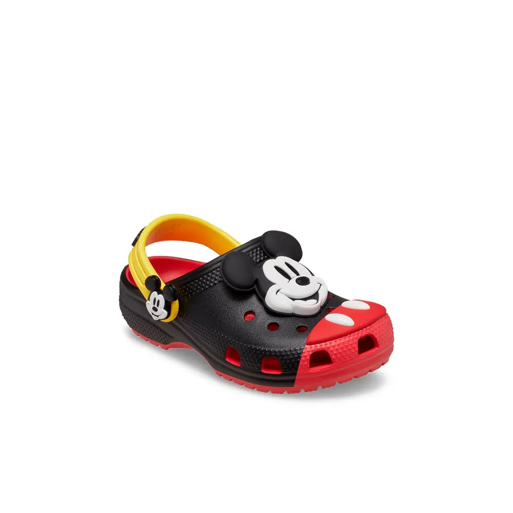 Toddler Mickey Mouse Classic Clog 'Black Red'