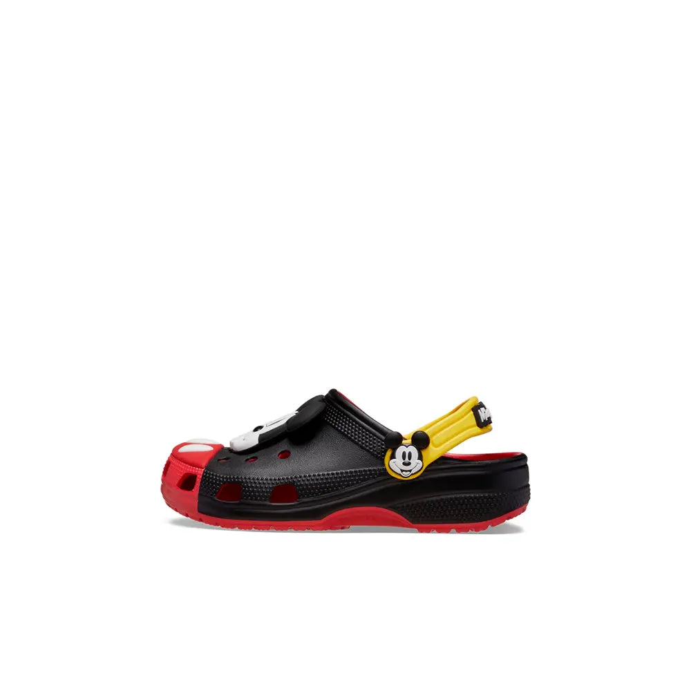 Toddler Mickey Mouse Classic Clog 'Black Red'