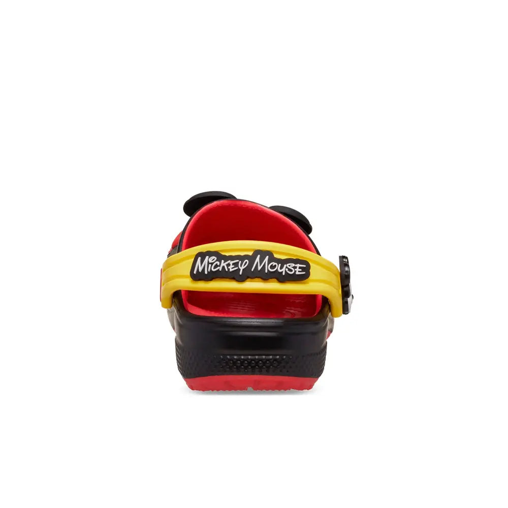 Toddler Mickey Mouse Classic Clog 'Black Red'