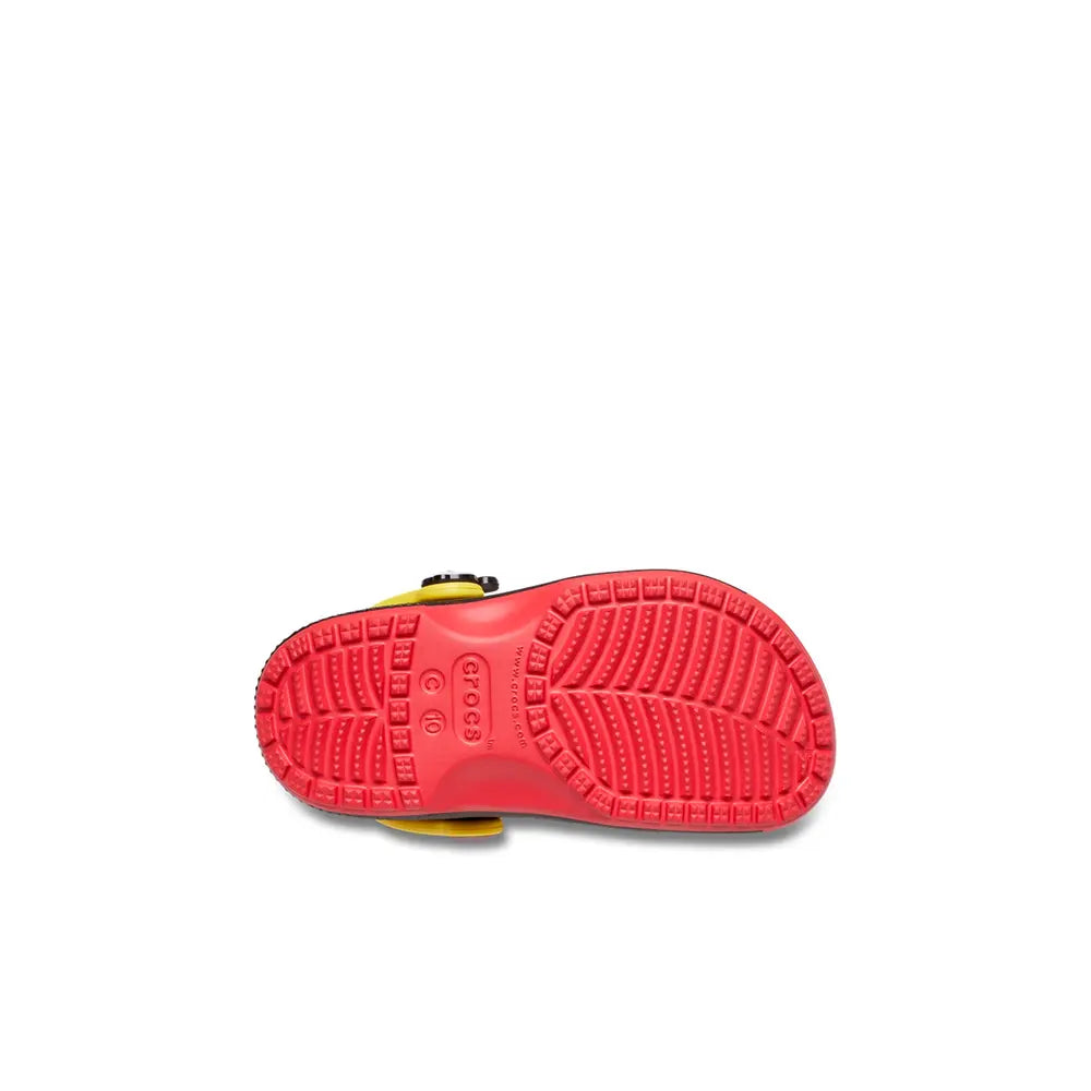 Toddler Mickey Mouse Classic Clog 'Black Red'