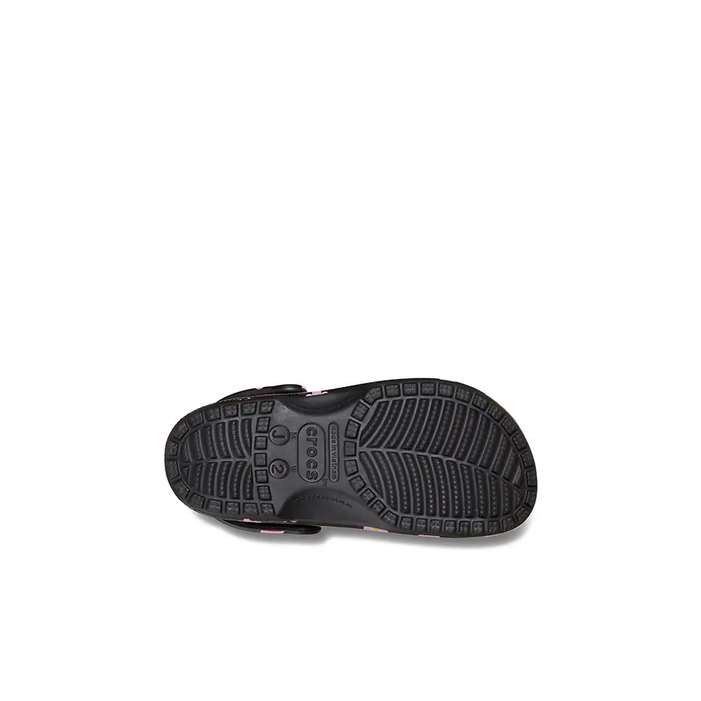 Toddler Classic Flower Clog 'Black'