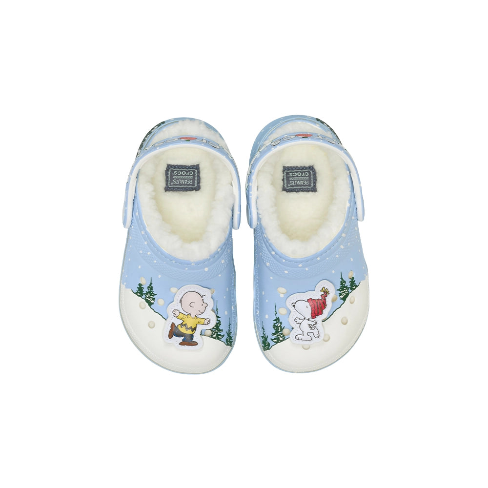 Toddler Peanuts x Crocs Holiday Classic Lined Clog 'Multi'