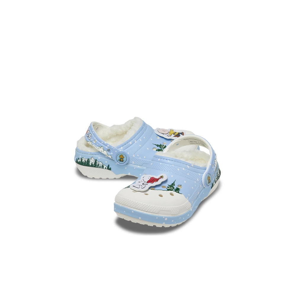Toddler Peanuts x Crocs Holiday Classic Lined Clog 'Multi'